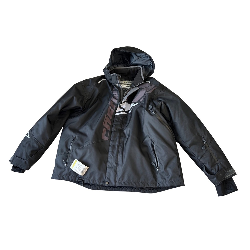 Castle X Code Jacket Mens 4XL Black Charcoal Silver 3M Thinsulate‎ 70-3379X NEW